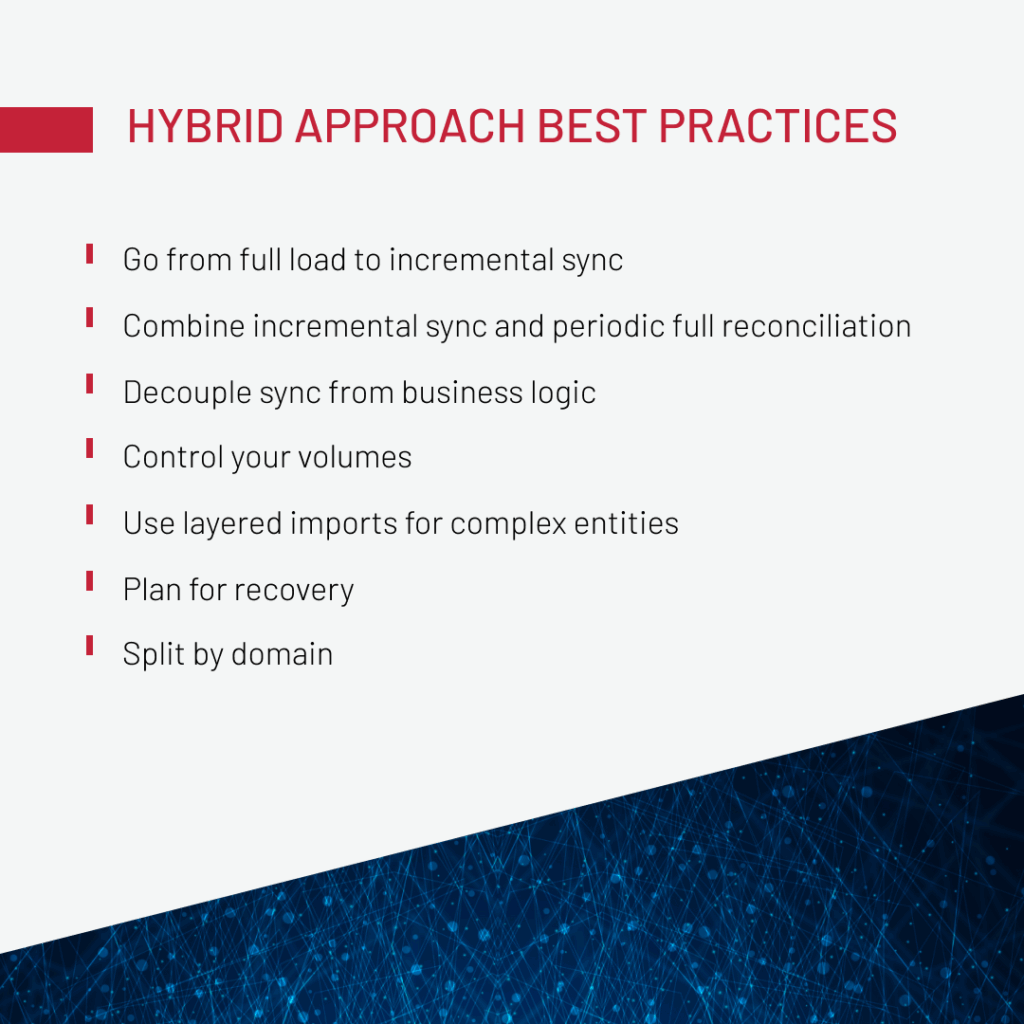 Hybrid (full & incremental load) approach best practices