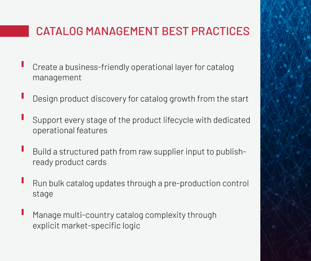 Managing B2B Ecommerce Catalogs practices